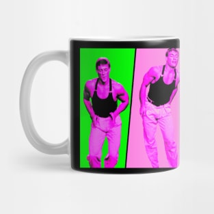 jean claude van damme dancing colors - JCVD Mug